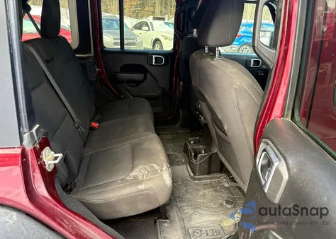 2021 Jeep Wrangler Unlimited Sport z USA, uszkodzony, nr VIN 1C4HJXKN6MW621621